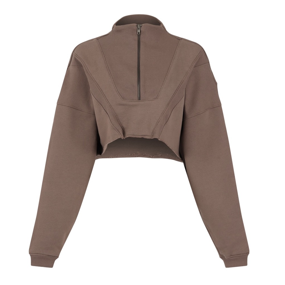 🏷 Josh brown half zip crop sweater